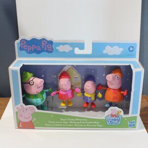 Peppa Pig Family Figure 4 Pack  Wintertime